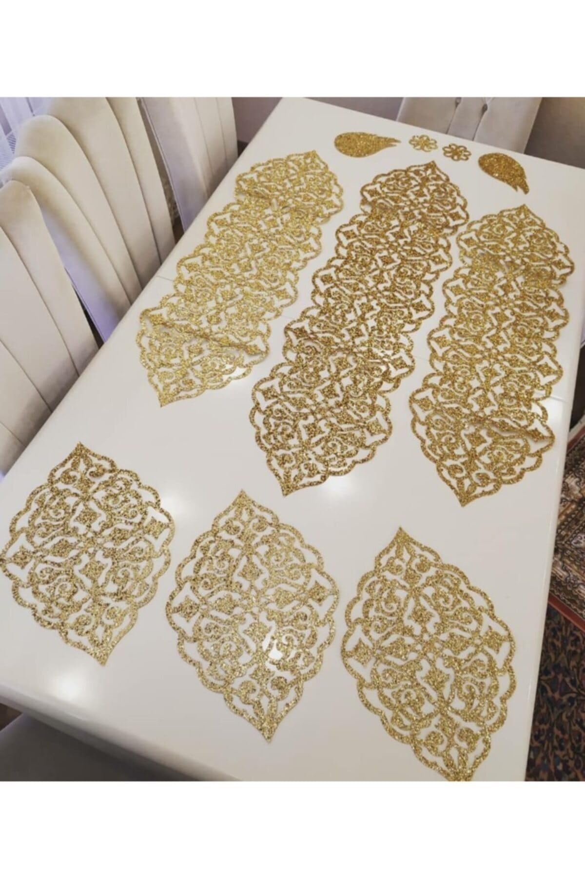 Table Runner - Ensemble de 10 pièces comprenant un