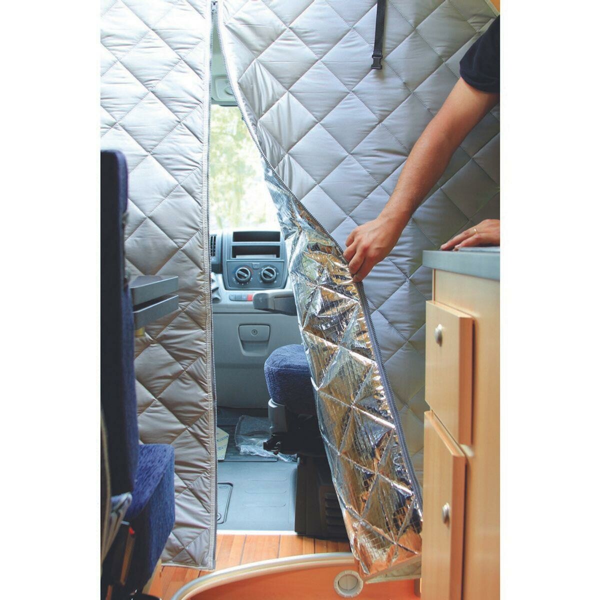 Curtain Curtain - Rideau d'isolation de séparation de camping-car,