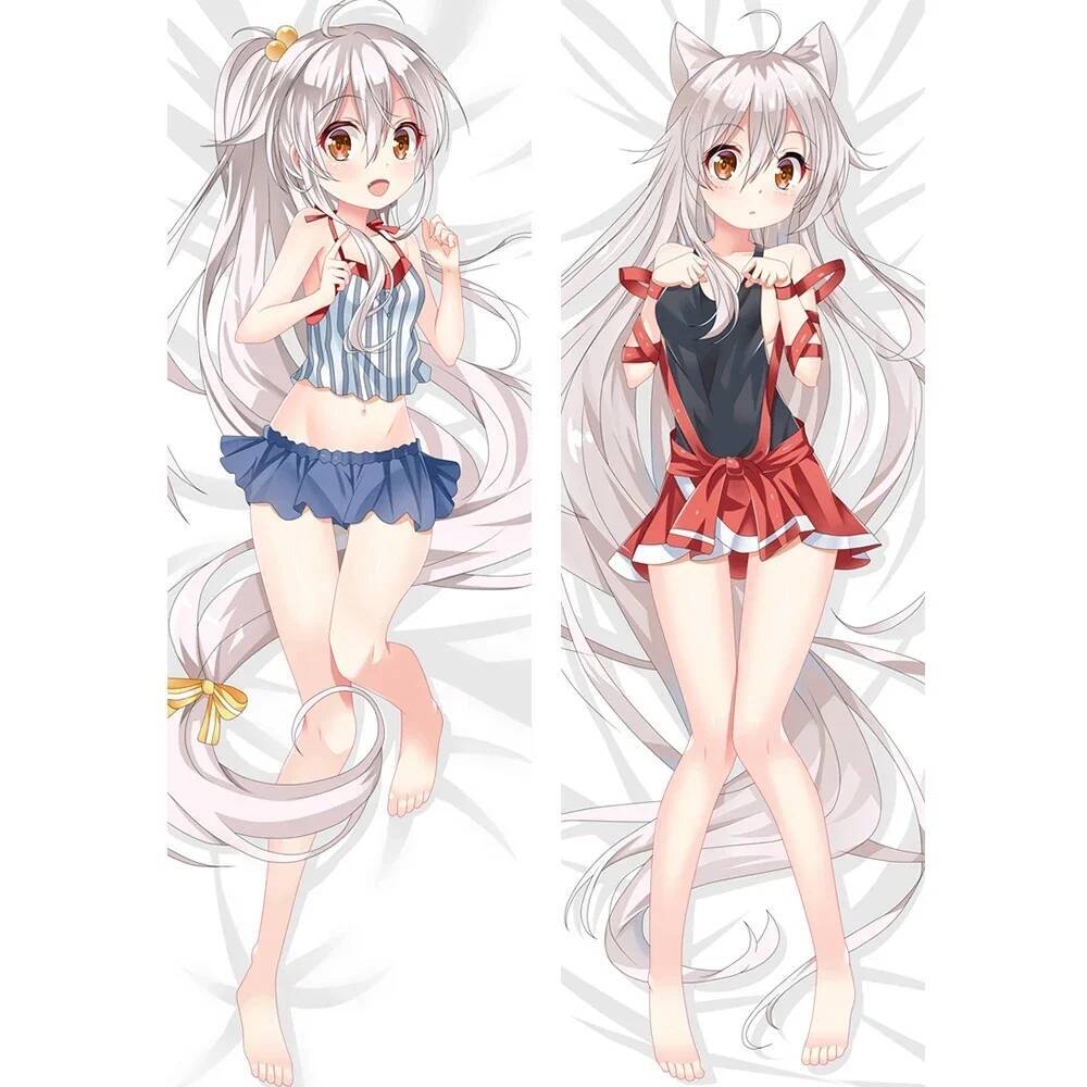 Throw Pillow - Housse de coussin dessin animé Dakimakura