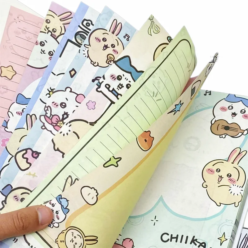 Wall Sticker - Carnet mignon Chiikawa, 80 feuilles, carnet