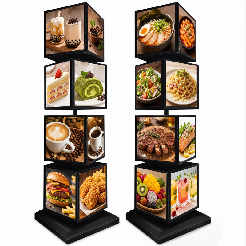 Picture Frame - Boîte à lumière rotative carrée personnalisée
