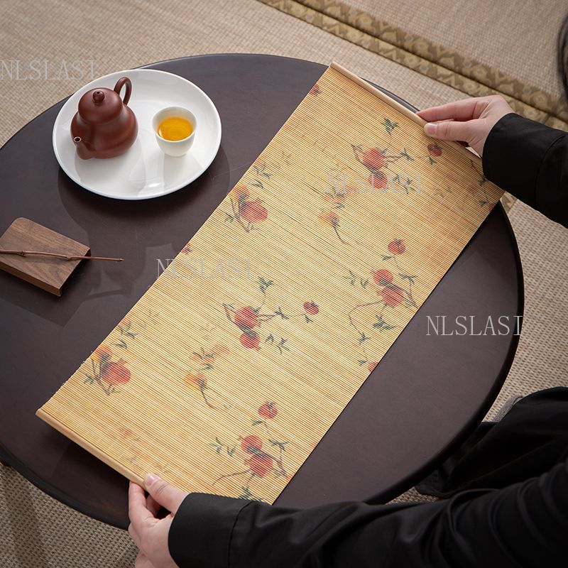 Chemin de table en bambou, mot - Table Runner avis et prix