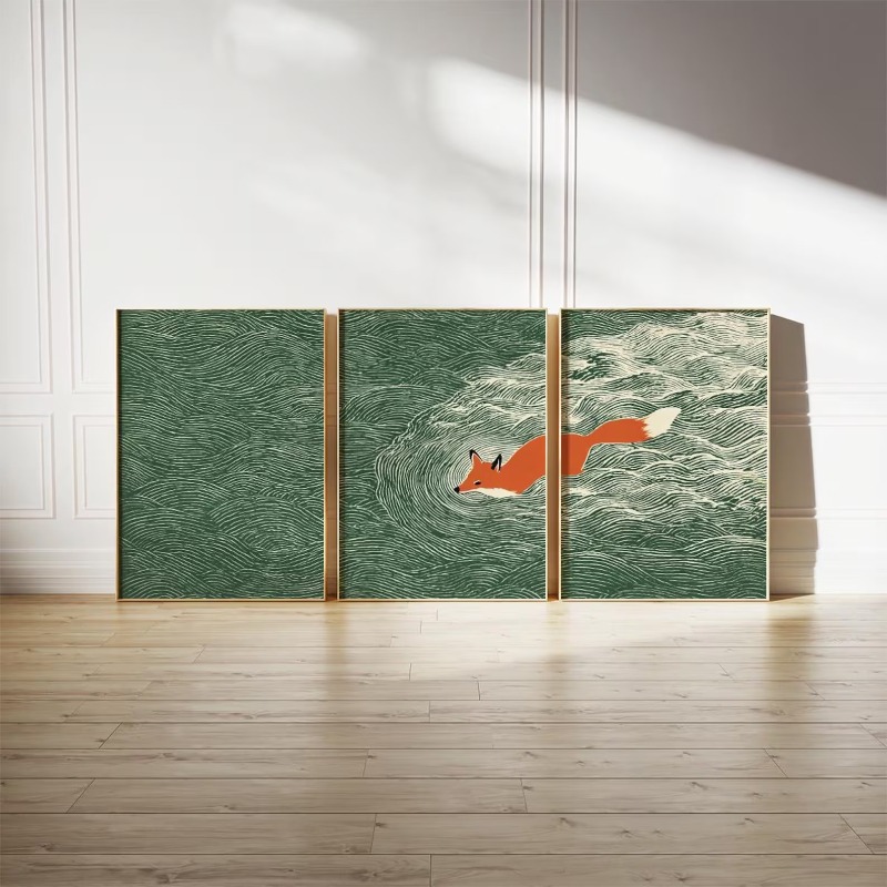 Ensemble de 3 tableaux sur toi - Abstract Canvas Set avis et prix