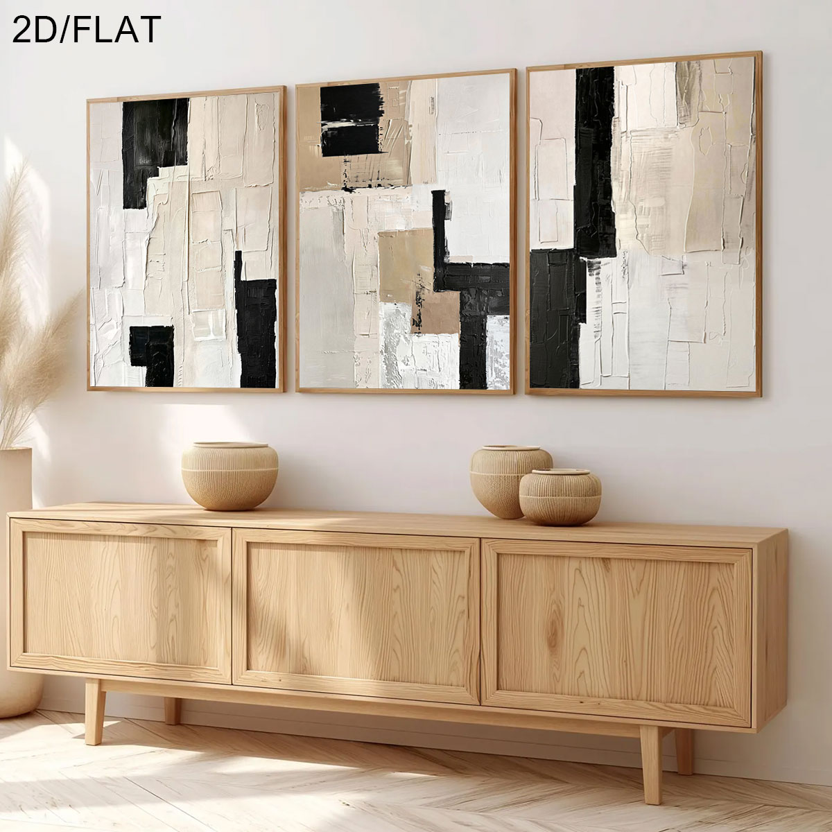 Lot de 3 affiches sur toile mo - Abstract Canvas Set avis et prix