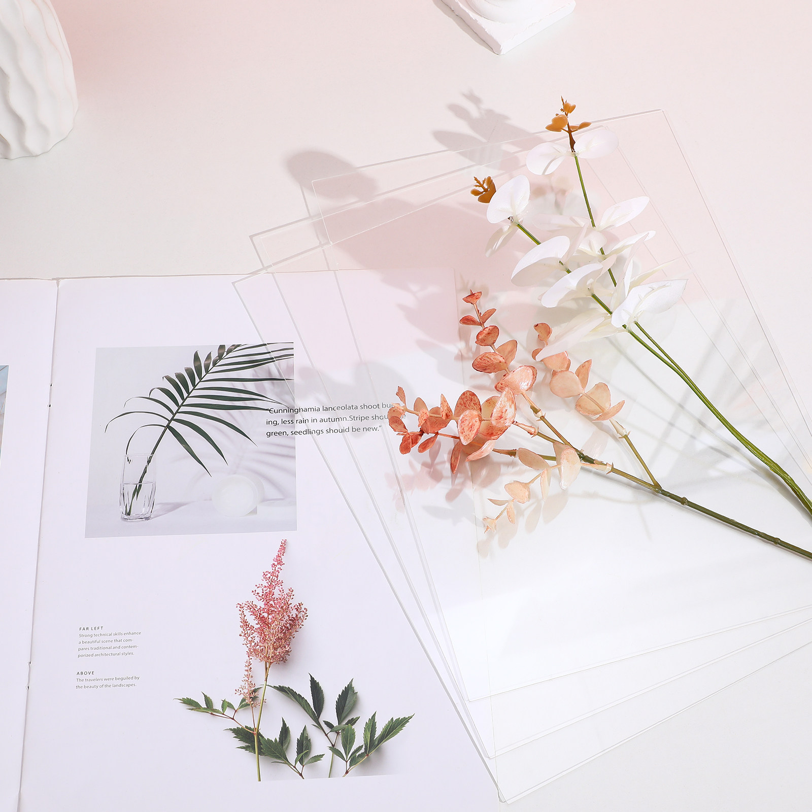 10 feuilles de plastique trans - Picture Frame avis et prix