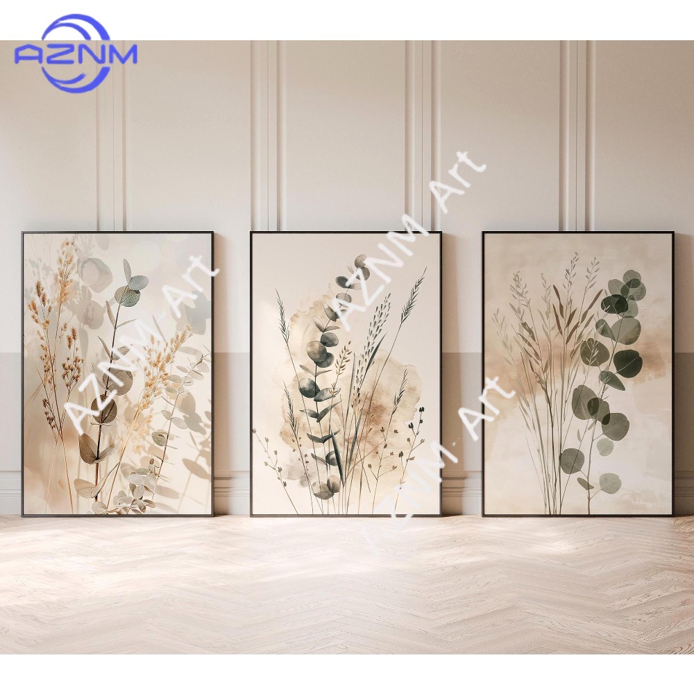 Ensemble d'art mural botanique - Abstract Canvas Set avis et prix