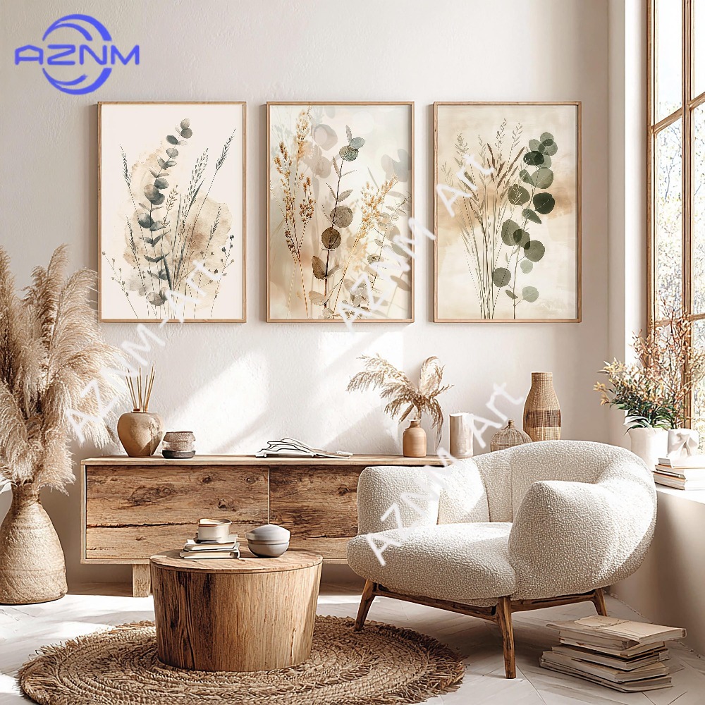 Ensemble d'art mural botanique - Abstract Canvas Set avis et prix