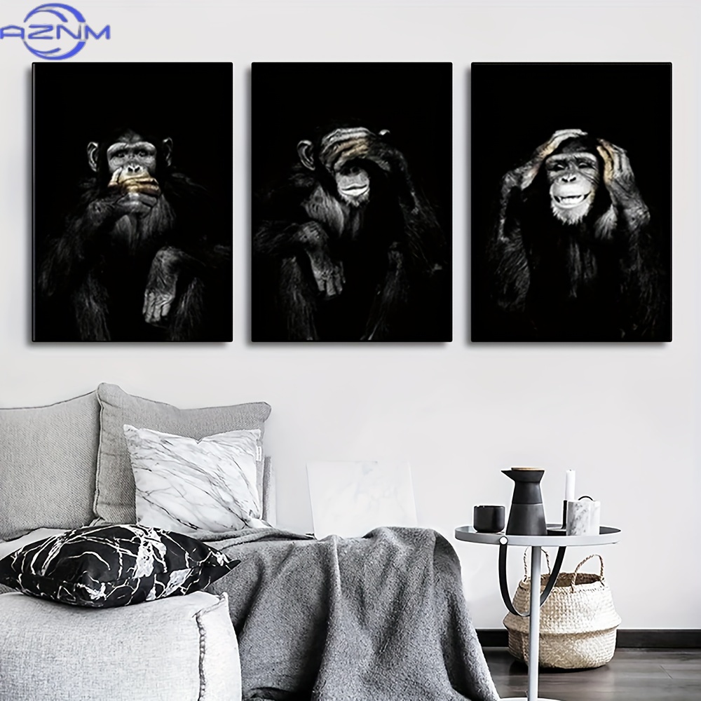 Lot de 3 affiches imprimées ré - Abstract Canvas Set avis et prix