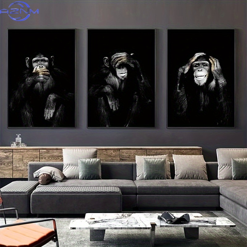 Lot de 3 affiches imprimées ré - Abstract Canvas Set avis et prix